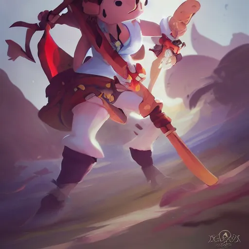 Image similar to Dofus fanart from dofus online , by Stanley Artgerm Lau, WLOP, Rossdraws, James Jean, Andrei Riabovitchev, Marc Simonetti, Yoshitaka Amano, ArtStation, CGSociety,