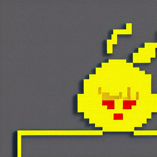 Image similar to beautiful pixel art of a lemon #pixelart