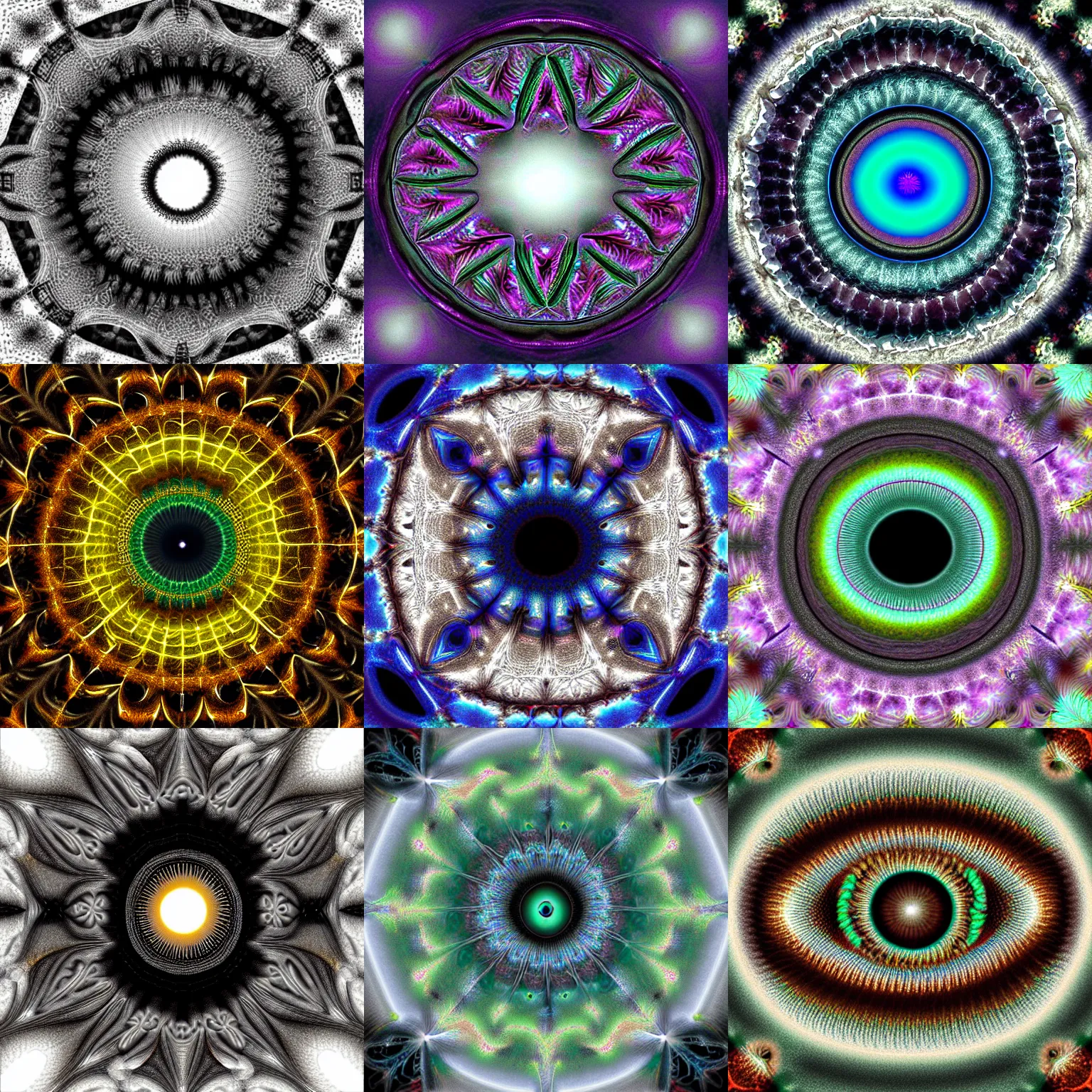 Prompt: fractal eye