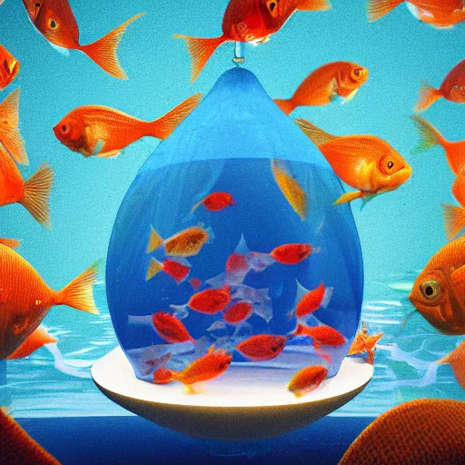 Image similar to a human goldfish