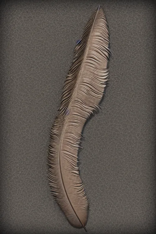 Image similar to 3d texture, normal map, feather