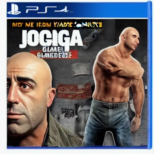 Prompt: Joe Rogan Experience game for the PlayStation 2