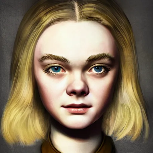 portrait of Elle Fanning by Adam Adamowicz in the | Stable Diffusion ...