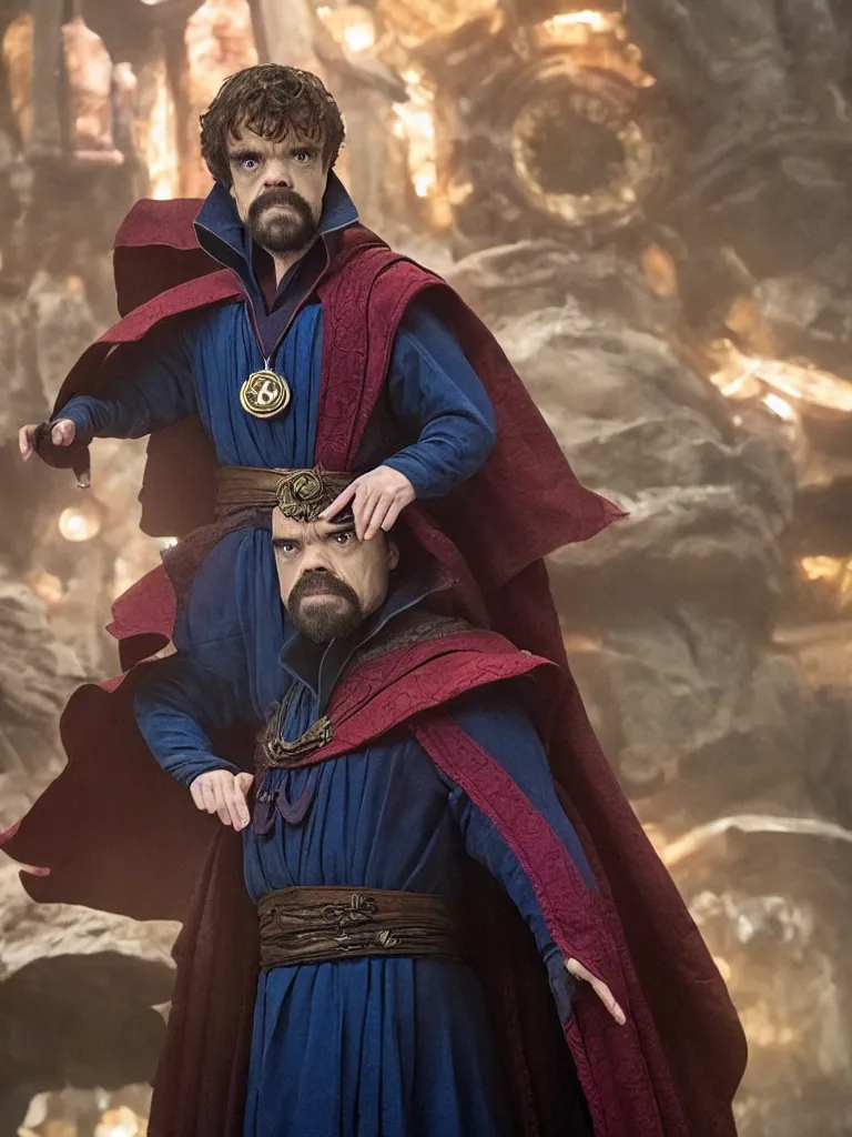 Image similar to Peter Dinklage as Doctor Strange