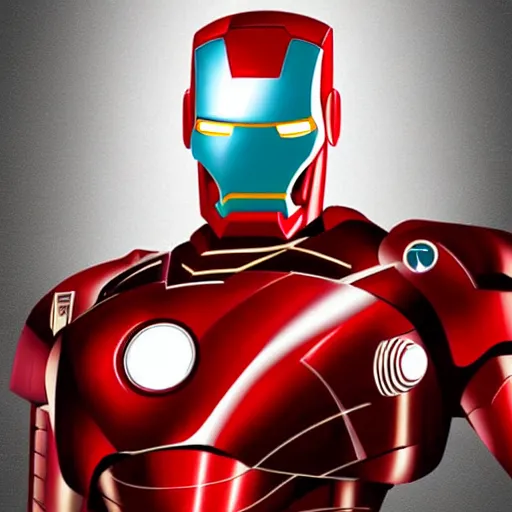 Image similar to winston churchill as iron man, highly detailed, full length portrait, photorealistic face, hd