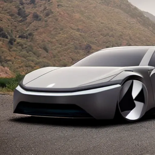 Prompt: electric car designed by kanye west