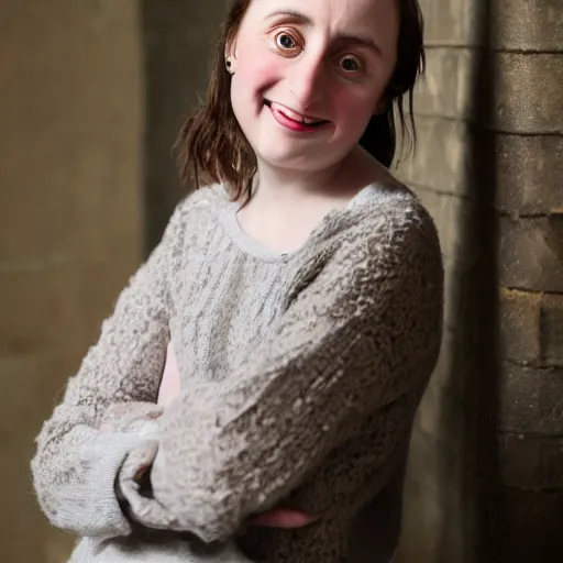 Image similar to photographic portrait of a young isy suttie, 8 k