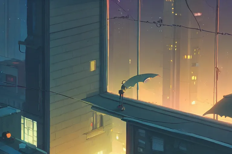 Image similar to view from the window on the night burning city, cory loftis, james gilleard, atey ghailan, makoto shinkai, goro fujita, studio ghibli, rim light, exquisite lighting, clear focus, very coherent, plain background, soft painting