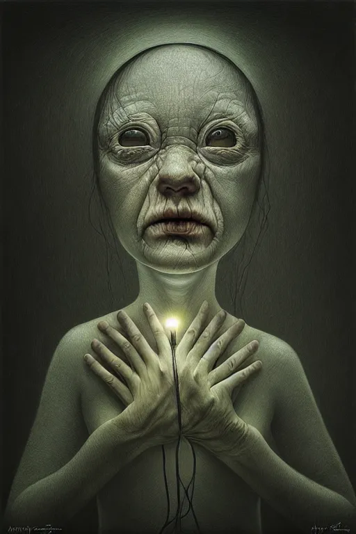 Image similar to dreams light up my life, music inspires my soul. by anton semenov, hyperrealistic photorealism acrylic on canvas