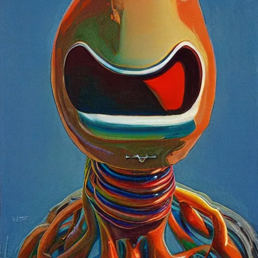 Image similar to alien by wayne thiebaud