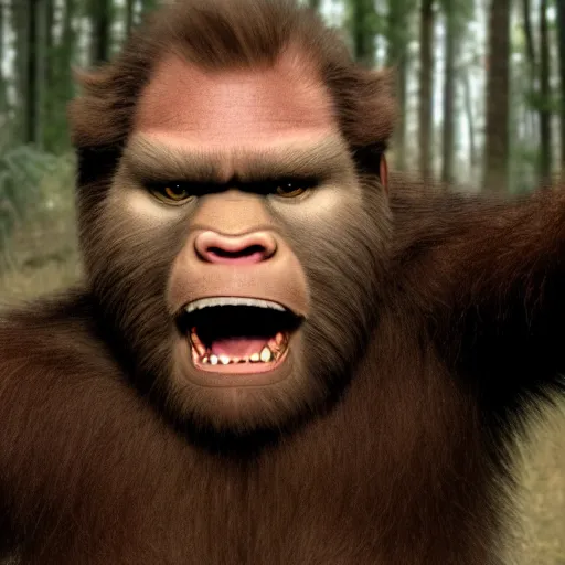 Prompt: quentin tarantino as a sasquatch, 8 k, movie still