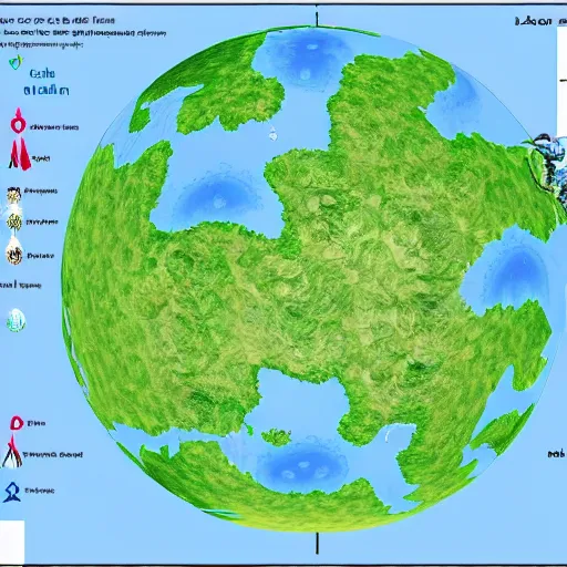 Prompt: albedo environment map