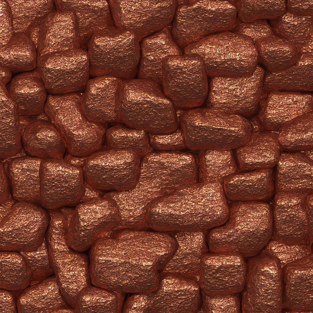 Image similar to copper ingot texture material, high definition, high detail, 8k, photorealistic