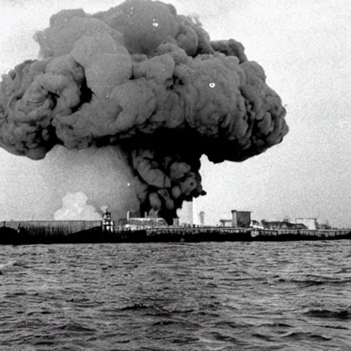 Image similar to a nuke explosion in chioggia