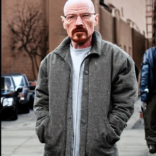 Image similar to walter white in hypebeast clothes