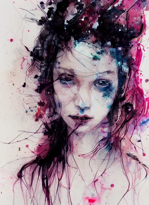 Prompt: sophia by agnes cecile