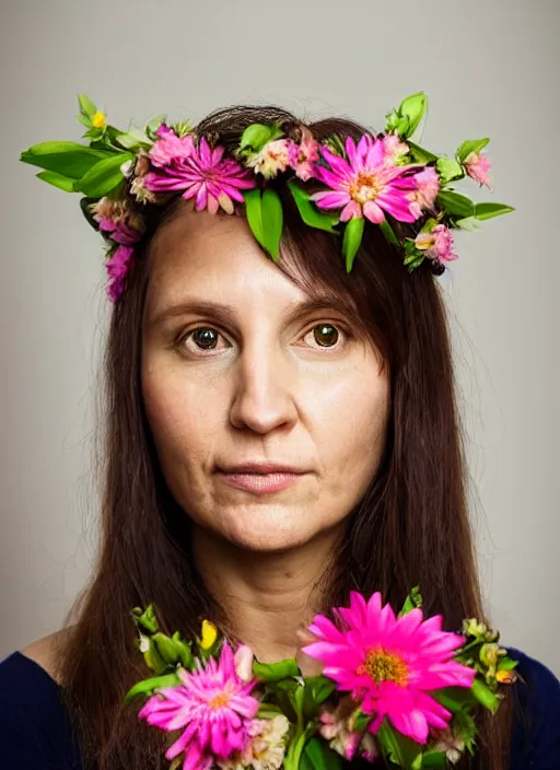 portrait of a 3 8 year old woman, symmetrical face, | Stable Diffusion ...