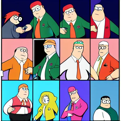 Peter Griffin, Anime Profile Pictures