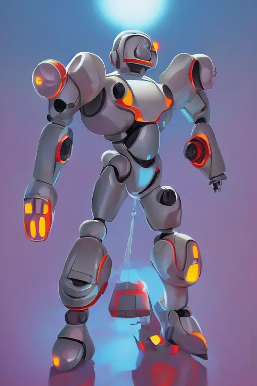 Image similar to metabots medabots medarotto medarot robot minimalist comics, behance hd by jesper ejsing, by rhads, makoto shinkai and lois van baarle, ilya kuvshinov, rossdraws global illumination ray tracing hdr radiating a glowing aura