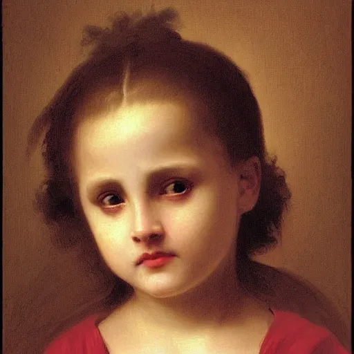 Prompt: A masterpiece head and shoulders portrait of Satan The Devil by William Adolphe Bouguereau, realistic painting classical painting digital art