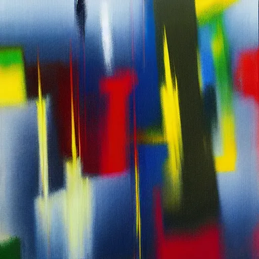 Image similar to painting by Gerhard Richter. high resolution high quality detailed