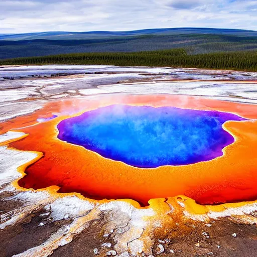 Image similar to Dover Castle in the Grand Prismatic Spring, Yellowstone