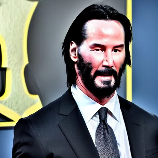 Prompt: muscular keanu reeves, highly detailed, high quality, hd, 4 k, 8 k, canon 3 0 0 mm, professional photographer, 4 0 mp, lifelike, top - rated, award winning, realistic, sharp, no blur, edited, corrected, trending