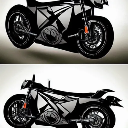 Prompt: batman style motorcycle