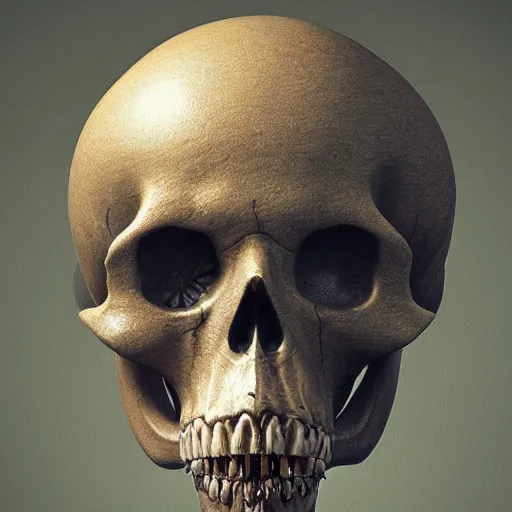 Image similar to portrait_of_a_melting_skull._intricate_abstract._intricate_artwork._by_Tooth_Wu_wlop_beeple_dan_mumford._octane_render_trending_on_artstat