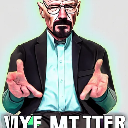 Image similar to walter white gets number one victory royal, lit, trending, hype