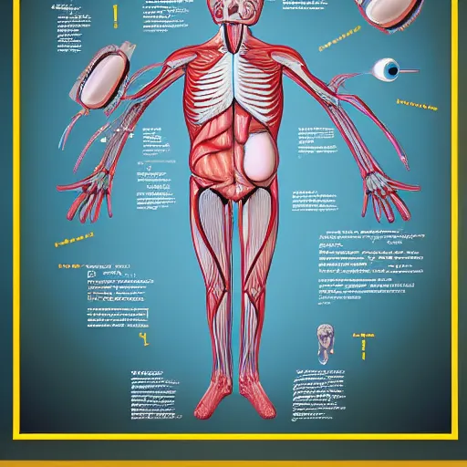 Image similar to A detailed biological anatomy of a minion, photorealistic, textbook, scientific