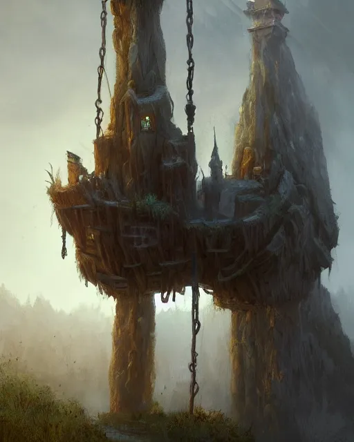 Prompt: dramatic hangman scene at the gallows pole!!! robust fantasy castle, calming, uplifting mood, ultra realistic, funny, small buildings, highly detailed, epic lighting, illuminated, cinematic, morning, art by eddie mendoza