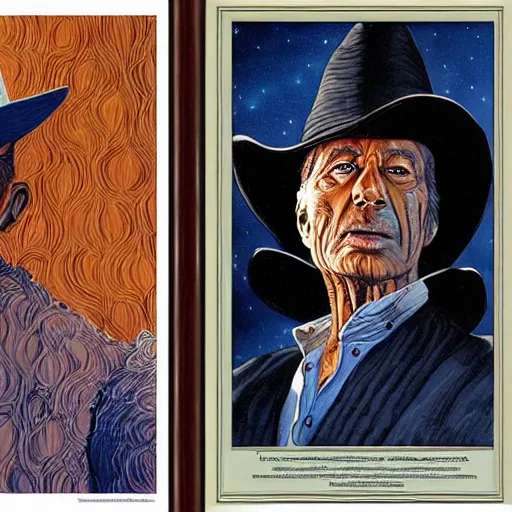 Image similar to yo mama is so old her social security number is 1, rennaissance masters portrait, jean giraud portrait, intricate details