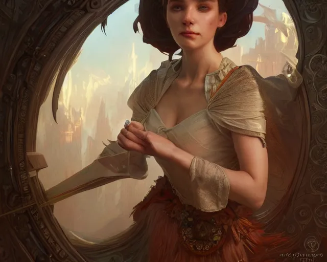 Image similar to photography of richard doyle, deep focus, d & d, fantasy, intricate, elegant, highly detailed, digital painting, artstation, concept art, matte, sharp focus, illustration, hearthstone, art by artgerm and greg rutkowski and alphonse mucha