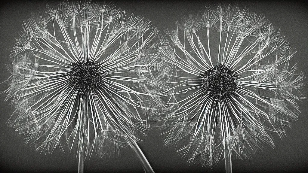 Image similar to anaglyph filter unsuccessful inky dandelion