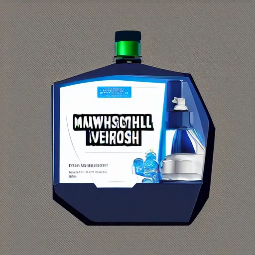 Prompt: mouthwash as an overwatch hero