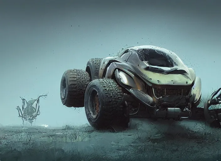 Image similar to a beautiful concept design of an old car converted into offroad sport. car design by cory loftis, fenghua zhong, ryohei hase, ismail inceoglu and ruan jia, henrik fisker and bruce kaiser and scott robertson and dmitry mazurkevich and doruk erdem and jon sibal, volumetric light.