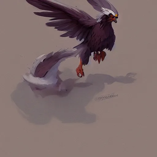 Prompt: Pidgeotto ,Greg rutkowski, Trending artstation, cinematográfica, digital Art