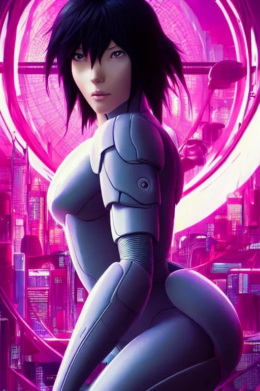 Prompt: weta disney pixar movie still portrait photo of ghost in the shell anime : : as motoko kusanagi by pixar : : by ilya kuvshinov, rossdraws, artgerm, maxim cover, octane render, 3 d, volumetric lighting, anti aliasing, raytracing : :