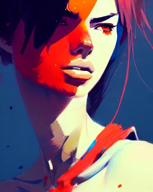 Image similar to a ultradetailed beautiful painting of a stylish boxer girl, by conrad roset, greg rutkowski and makoto shinkai trending on artstation