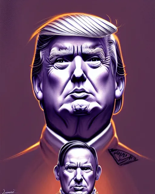 Image similar to digital art, fantasy portrait of a donald trump in a prison cell, by james jean, by ross tran, ultra detailed, character design, concept art, trending on artstation,