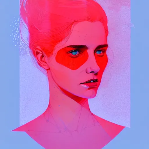 Prompt: portrait marina, soft light, by killian eng and conrad roset, inspired by cryptozoology, fine, sharp high detail, screen print,