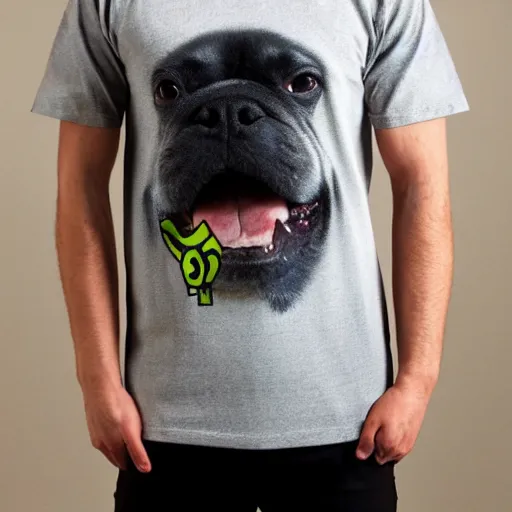 Image similar to graphic t - shirt dog