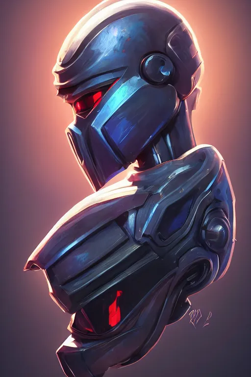 Image similar to epic mask helmet robot ninja portrait stylized as fornite style game design fanart by concept artist gervasio canda, behance hd by jesper ejsing, by rhads, makoto shinkai and lois van baarle, ilya kuvshinov, rossdraws global illumination radiating a glowing aura global illumination ray tracing hdr render in unreal engine 5