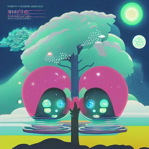 Image similar to science fiction album cover design by seth mcmahon and chiho aoshima, beautiful digital art