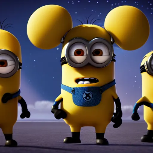 despicable me minions screaming banana