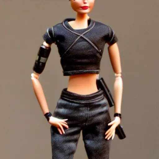 Prompt: furiosa as a barbie doll, photorealistic, highly detailed,