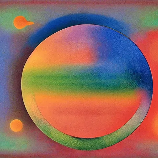 Image similar to by ben goossens, by agnes martin vivid cloisonne, sumerian. installation art. using data from a nasa exoplanet space telescope, scientists discovered a jupiter - like world 3 7 9 light - years from earth, orbiting a star similar to our sun.