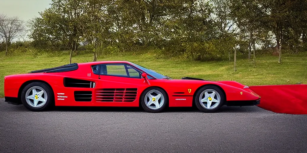 Image similar to “2022 Ferrari Testarossa”