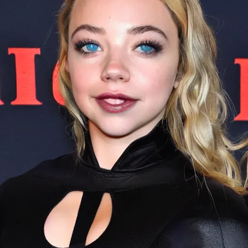 Image similar to sydney sweeney as black cat marvel